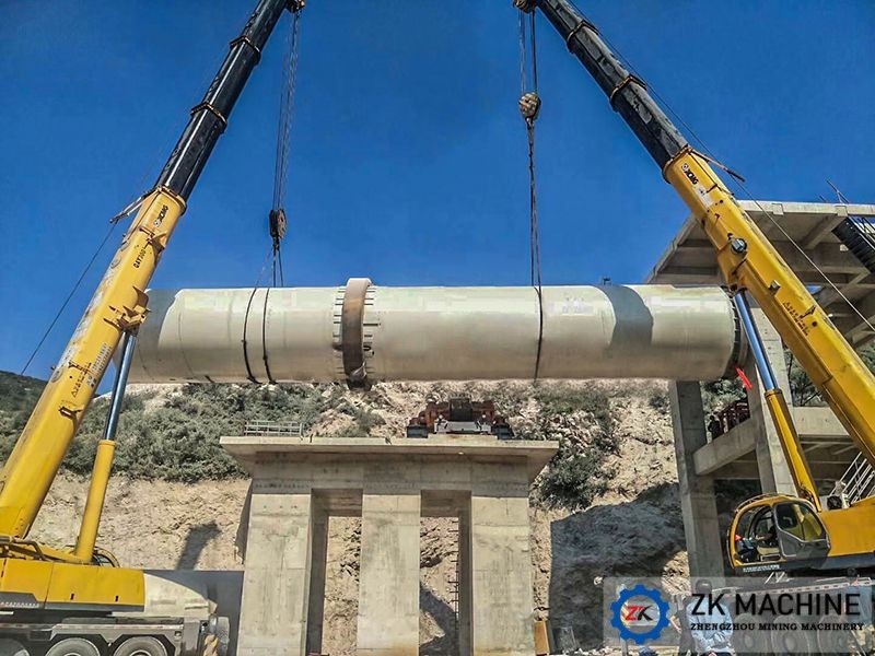 Línea de producción de cal activa de 800T/D con instalación en el campo y servicio postventa