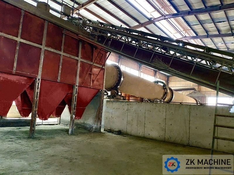 Horno giratorio industrial para calcinación de zinc de relaves Horno giratorio modelo 3.5x70m Sistema de control PLC