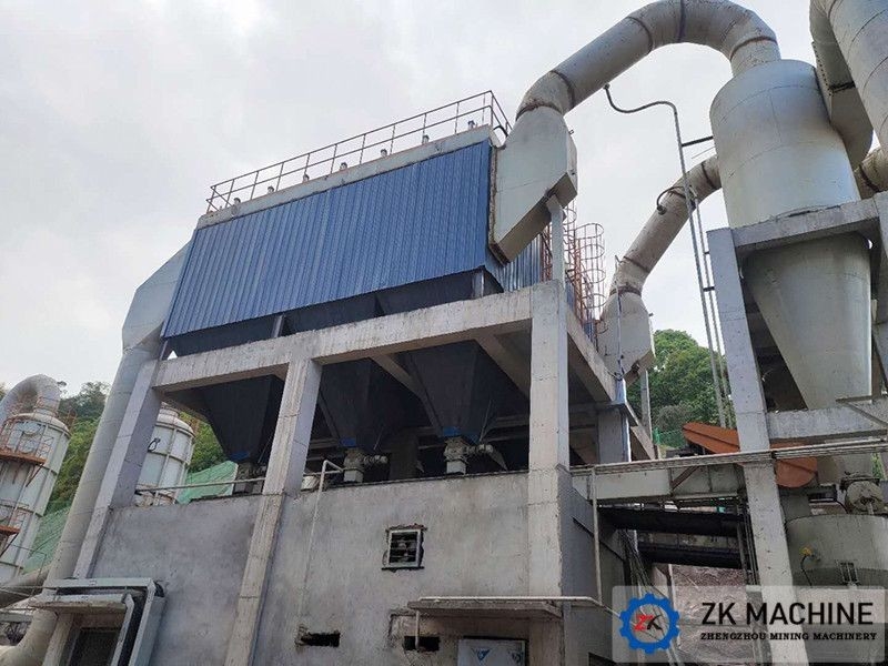 Máquina de filtro de bolsas de pulso en línea industrial para planta de cemento