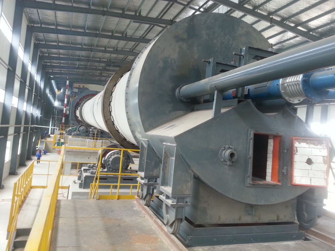 La luz de 0.8-105 t/h amplió la estructura razonable de la planta global del horno rotatorio de la arcilla