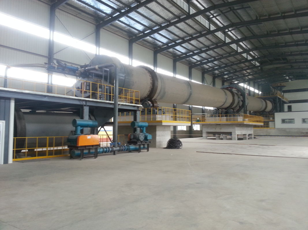 La luz de 0.8-105 t/h amplió la estructura razonable de la planta global del horno rotatorio de la arcilla