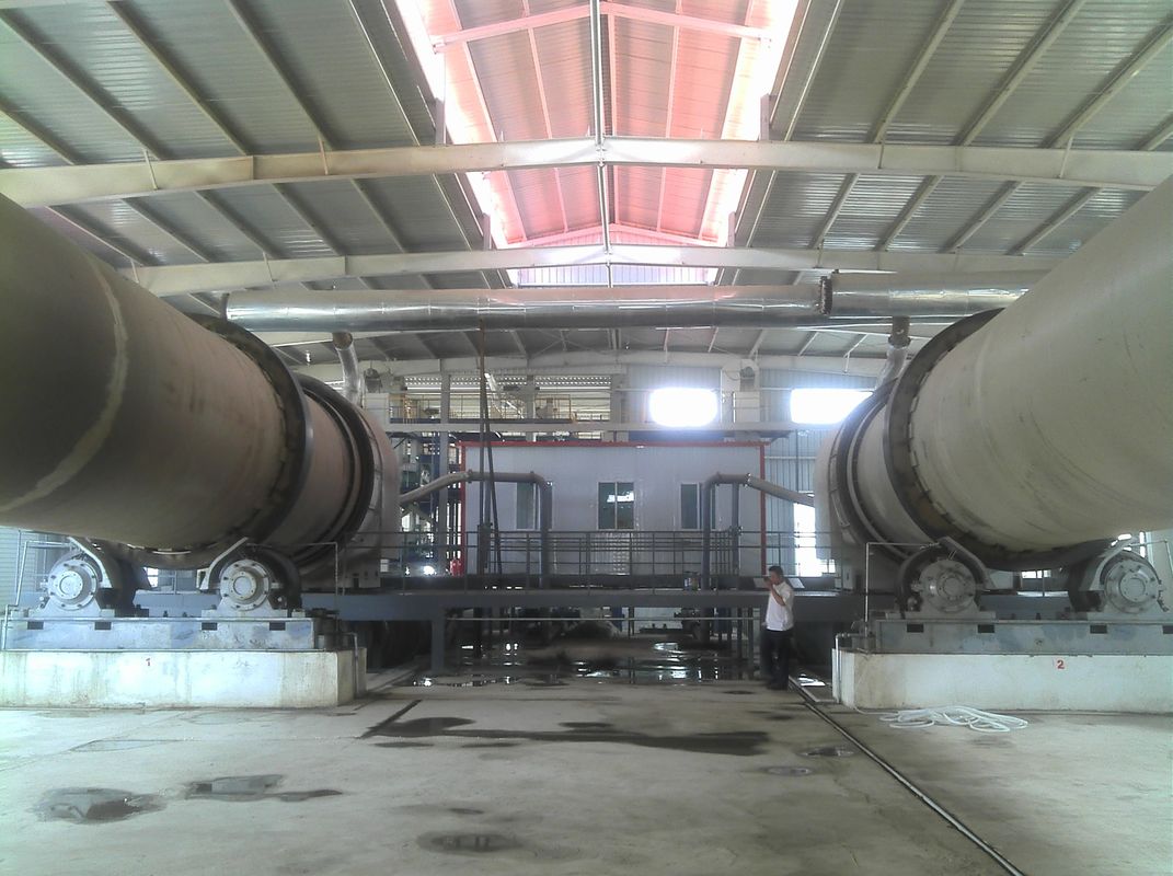 La luz de 0.8-105 t/h amplió la estructura razonable de la planta global del horno rotatorio de la arcilla