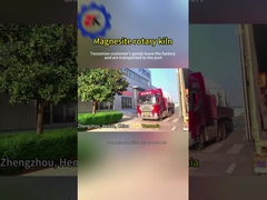 Entrega del horno giratorio de magnesita