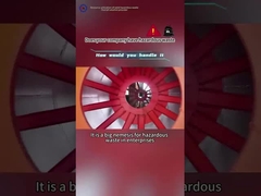 Incinerador de residuos municipales de alto nivel, incinerador de hornos rotativos 2.0-34 T / H